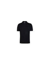 Men's Embroidered Logo Cotton Polo Shirt Black - BURBERRY - BALAAN 2