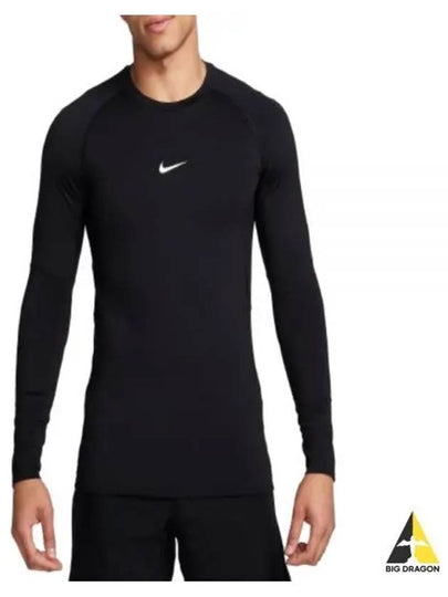 Men's Dri-FIT Slim Long Sleeve T-Shirt Black - NIKE - BALAAN 2