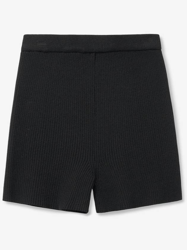 Rib knit setup_black_short pants - BLONDNINE - BALAAN 1