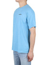 P 6 Logo Responsibili Short Sleeve T-Shirt Light Blue - PATAGONIA - BALAAN 4