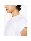 Logo rib t shirt 407204 WHITE - OTTOLINGER - BALAAN 5