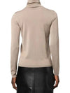 Saluto Wool Turtleneck Hazelnut Brown - MAX MARA - BALAAN.