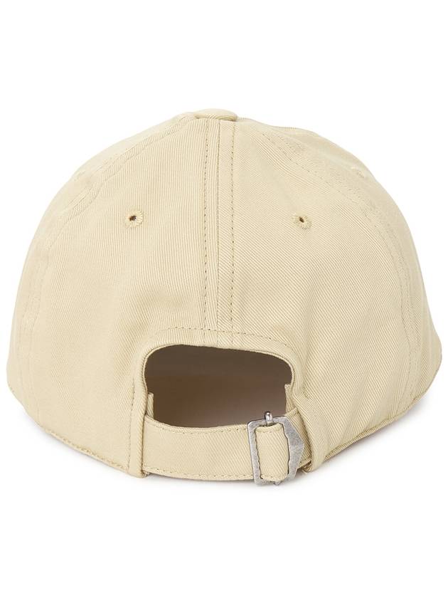 Embroidery Logo Ball Cap Beige - ISABEL MARANT - BALAAN 4