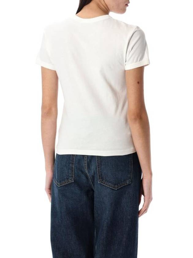 short sleeve t shirt AL0469 AEH COLD WHITE - ACNE STUDIOS - BALAAN 3