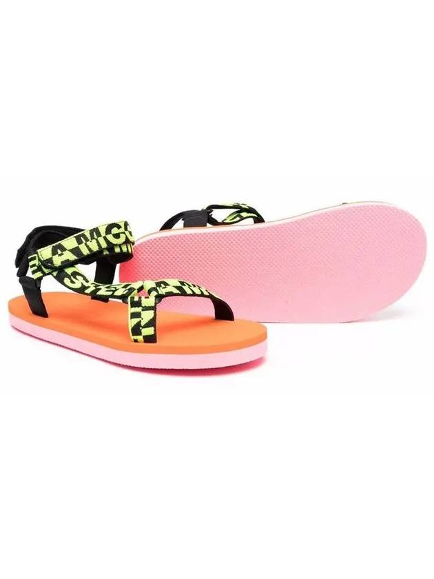 Kids Logo Strap Sandals Multi 8Q0AR6 Z0229 415 - STELLA MCCARTNEY - BALAAN 4