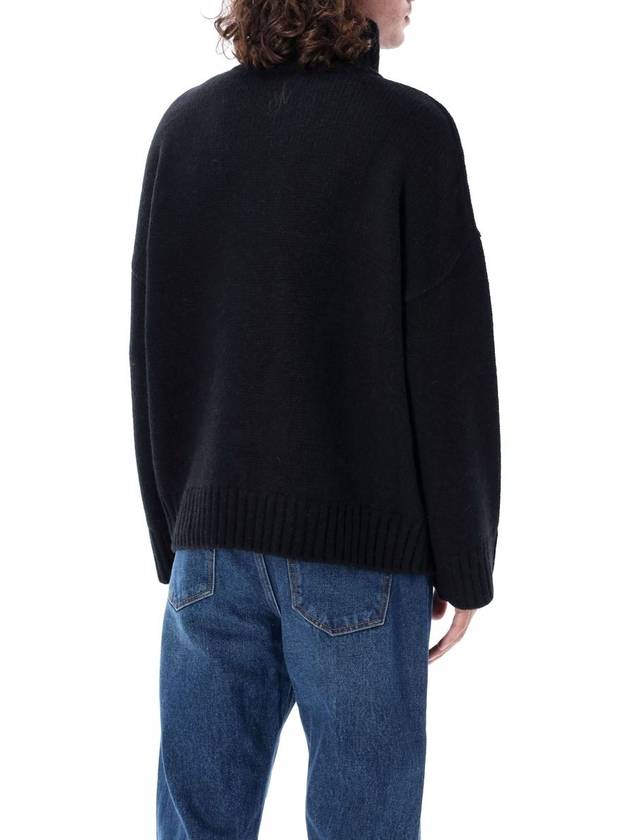 Leather Pocket Turtleneck Black - JW ANDERSON - BALAAN 3