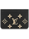 Monogram Empreinte Leather Card Wallet Black - LOUIS VUITTON - BALAAN 6