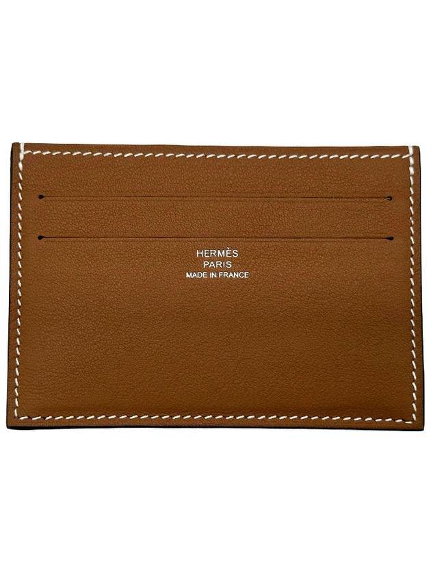 Citizen Twill Card Wallet Brown - HERMES - BALAAN 1