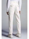 Gabardine Straight Pants White - MONCLER - BALAAN 5