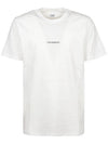 Logo Print Jersey Classic Short Sleeve T-Shirt White - CP COMPANY - BALAAN 1