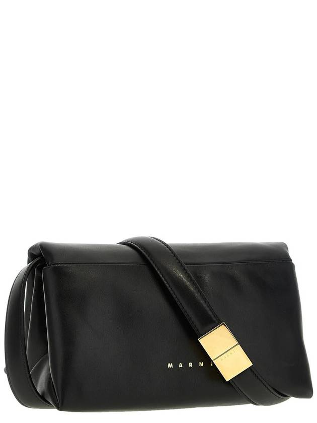 Prisma Logo Small Cross Bag Black - MARNI - BALAAN 3