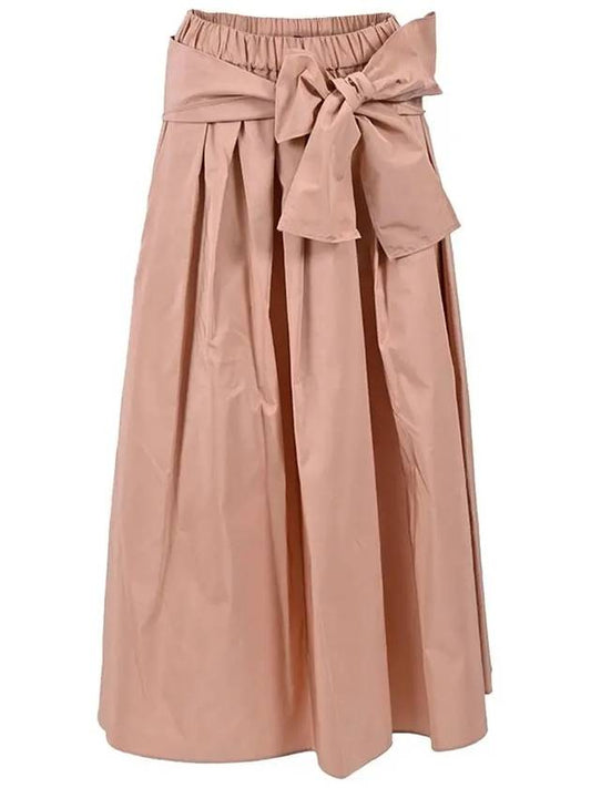 ZARDA Taffeta Full Skirt Peach 2351060339 001 - MAX MARA - BALAAN 1