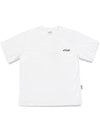 Hologram Decal Logo Short Sleeve T-Shirt White - OFFGRID - BALAAN 2