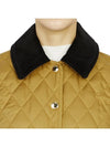 Corduroy Collar Diamond Quilted Jacket Brown - BURBERRY - BALAAN 11