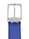 Gancini Reversible Adjustable Leather Belt Lapis Lazuli Black - SALVATORE FERRAGAMO - BALAAN 7