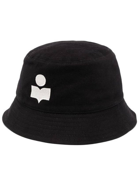 Hailey Embroid Logo Bucket Hat Black - ISABEL MARANT - BALAAN 1