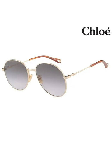 Sunglasses CH0178S 001 Round Metal Women s - CHLOE - BALAAN 1