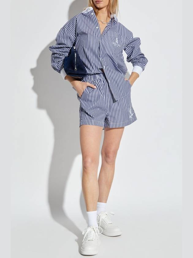 Sporty & Rich Shirt From The New York Collection, Women's, Navy Blue - SPORTY & RICH - BALAAN 2