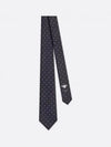 Dots CD Logo Silk Tie Black - DIOR - BALAAN 2