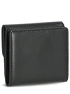 ORB Logo Half Wallet Black - VIVIENNE WESTWOOD - BALAAN.