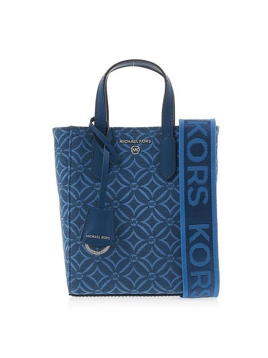 Sinclair Extra Small Jacquard Cross Bag Blue - MICHAEL KORS - BALAAN 2