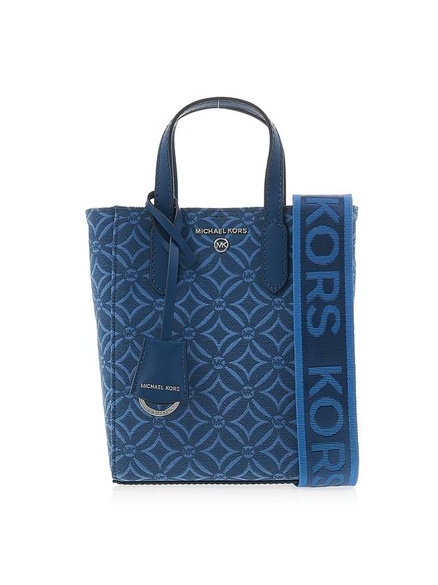 Sinclair Extra Small Jacquard Cross Bag Blue - MICHAEL KORS - BALAAN 1