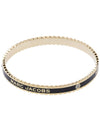 The Mardillion Scallop Bracelet Black Gold - MARC JACOBS - BALAAN 11