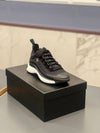 Mixed Fibers Velvet Calfskin Low Top Sneakers Black - CHANEL - BALAAN 10