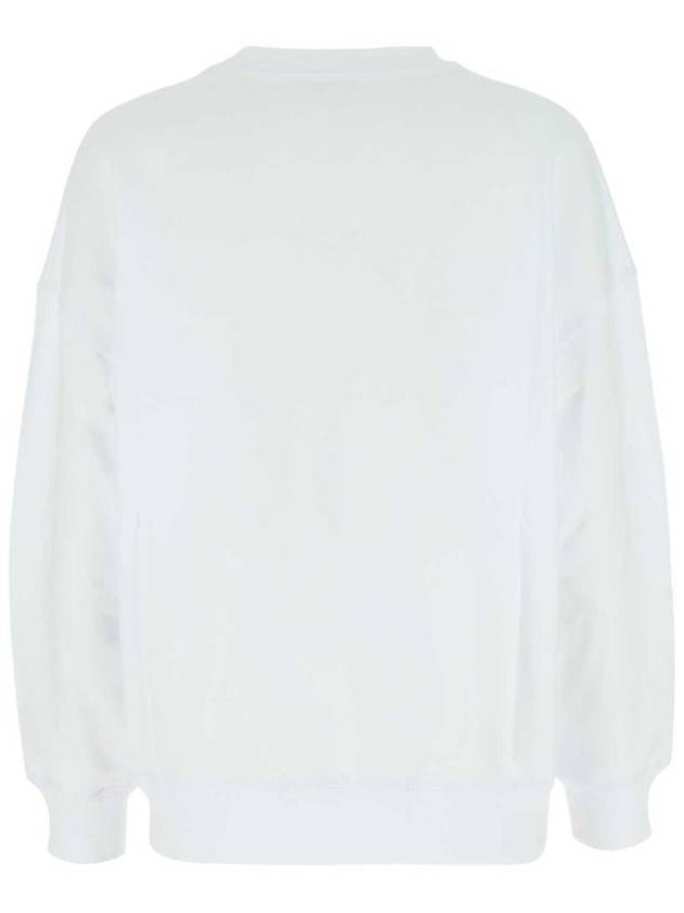 Logo Print Cotton Sweatshirt White - ALEXANDER MCQUEEN - BALAAN 3