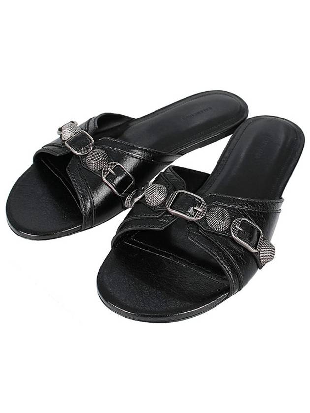 Le Cagole Slippers Black - BALENCIAGA - BALAAN 2