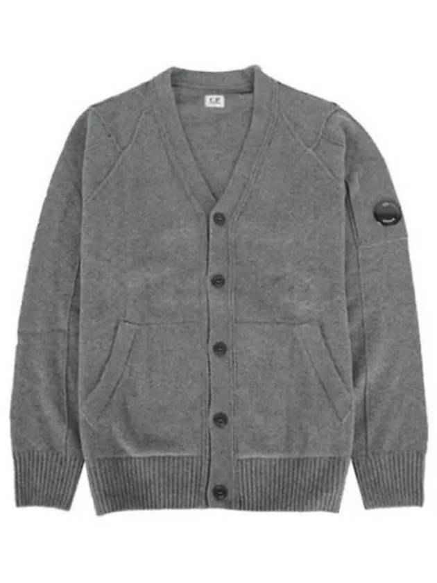 Lens Cotton Cardigan Grey - CP COMPANY - BALAAN 2