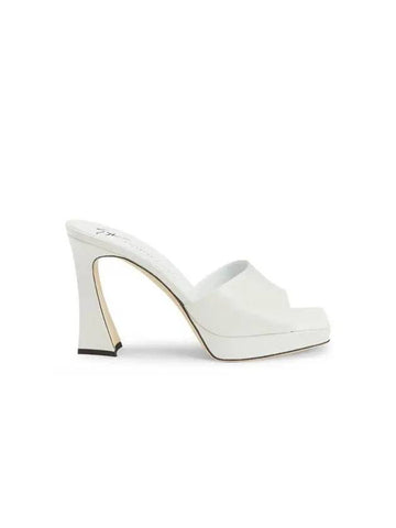 WOMEN VANILLA Spool Heel Sandals White - GIUSEPPE ZANOTTI - BALAAN 1