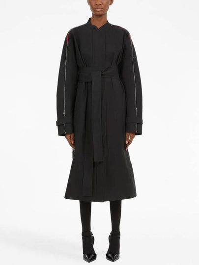 Ferragamo Coats Black - SALVATORE FERRAGAMO - BALAAN 2