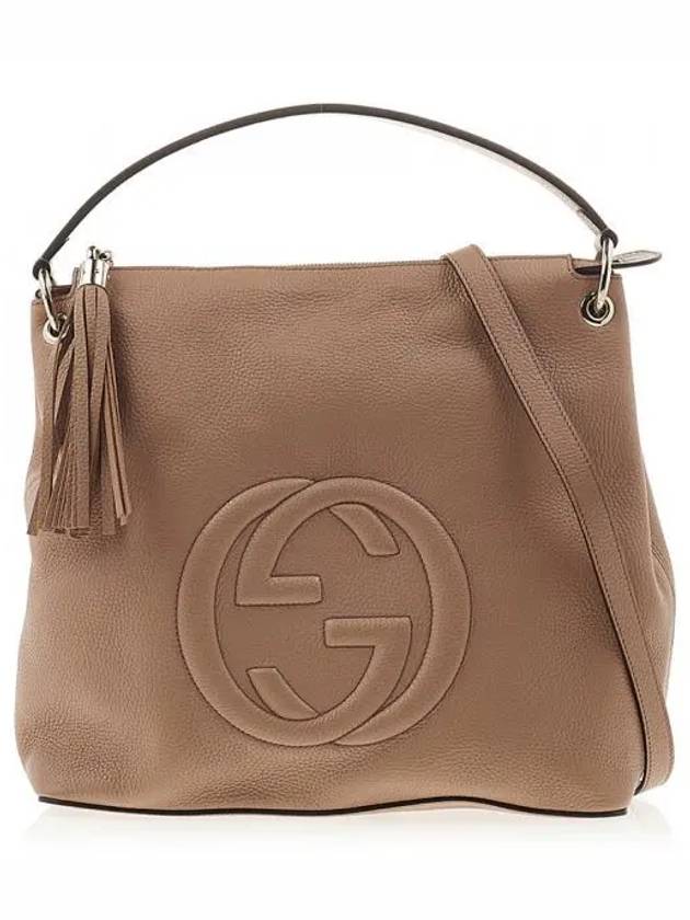 GG Soho Tassel Hobo Shoulder Bag Beige - GUCCI - BALAAN 2