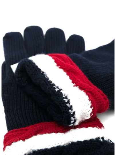 Kids Striped Wool Gloves 3A00004M1131 778 - MONCLER - BALAAN 2