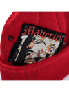 BBD Maverick Patch Beanie Red - BLACKBLOND - BALAAN 3