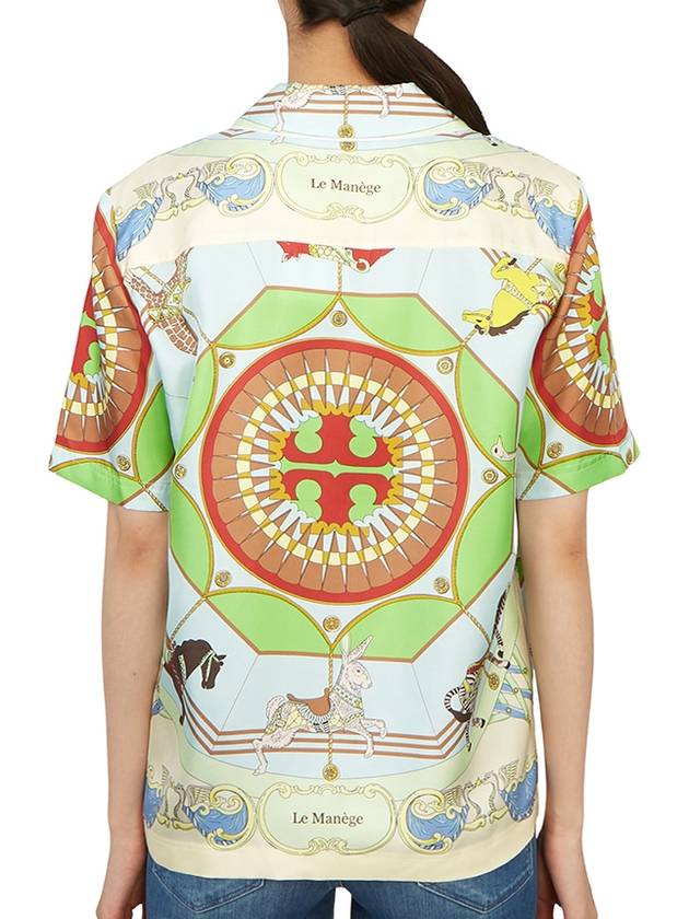 Silk Shirt Blue - TORY BURCH - BALAAN 5