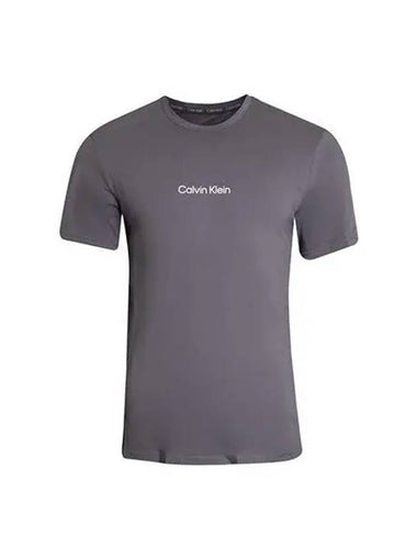 t shirt short sleeve gray - CALVIN KLEIN - BALAAN 1