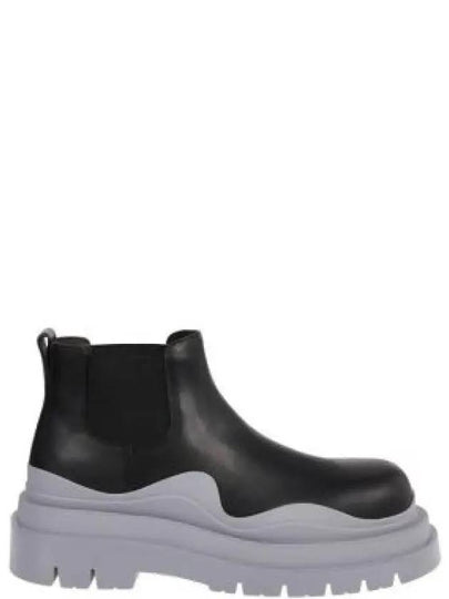 Tire Ankle Chelsea Boots Black Grey - BOTTEGA VENETA - BALAAN 2