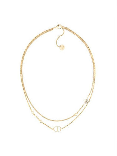 Petit CD Double Necklace Gold - DIOR - BALAAN 1