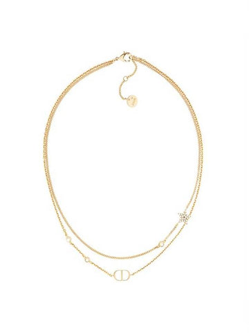 Petit CD Double Necklace Gold - DIOR - BALAAN 1