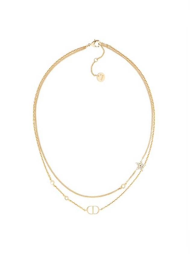 Petit CD Double Necklace Gold - DIOR - BALAAN 1