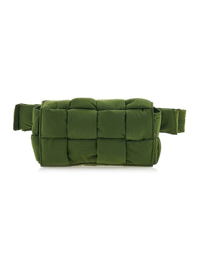 Cassette Padding Intrecciato Belt Bag Green - BOTTEGA VENETA - BALAAN 2