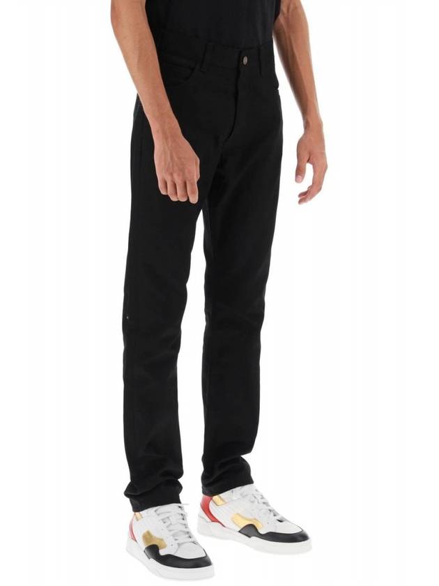 Demin Straight Pants Vintage Pure Black - CELINE - BALAAN 6