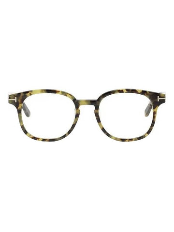 Eyewear Round Acetate Eyeglasses Havana - TOM FORD - BALAAN 1