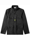 Cordura Field Wappen Cotton Jacket Black - STONE ISLAND - BALAAN 2