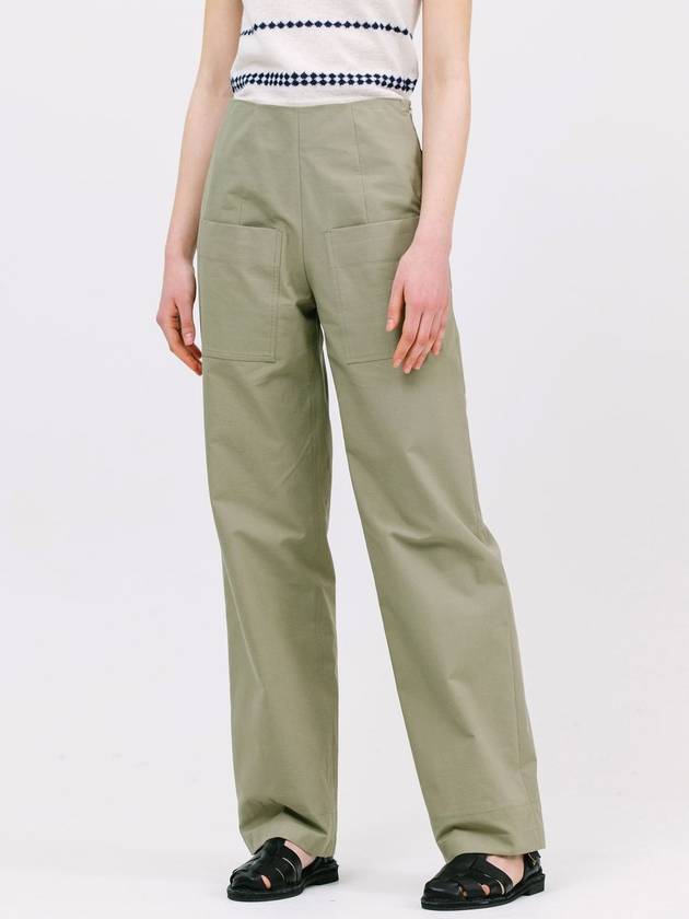 Pocket Curve Wide Pants Khaki - JUN BY JUN K - BALAAN 3