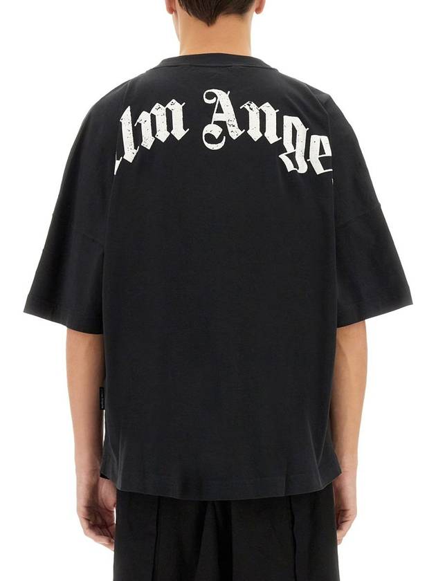 Palm Angels T-Shirt With Logo - PALM ANGELS - BALAAN 3