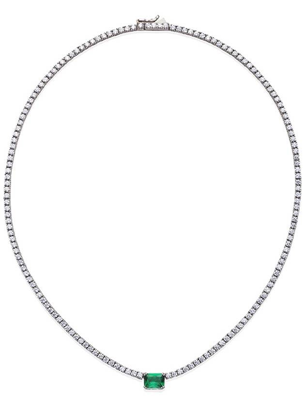 BB Emel Tennis Necklace Silver - BE/GINS - BALAAN 1