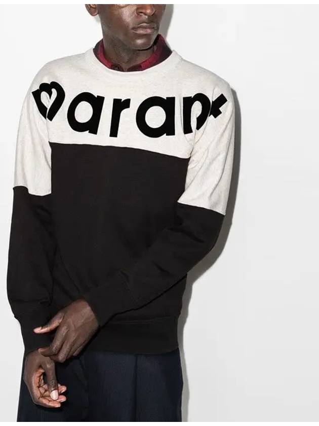 Men's Logo Howley Sweatshirt Faded Black - ISABEL MARANT - BALAAN.